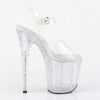 STARDANCE-808 Plateau Sandaletten Transparent von Pleaser – Ansicht 5