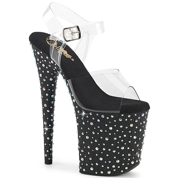 STARDANCE-808 Plateau Sandaletten Schwarz von Pleaser