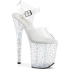 STARDANCE-808 Plateau Sandaletten Transparent von Pleaser