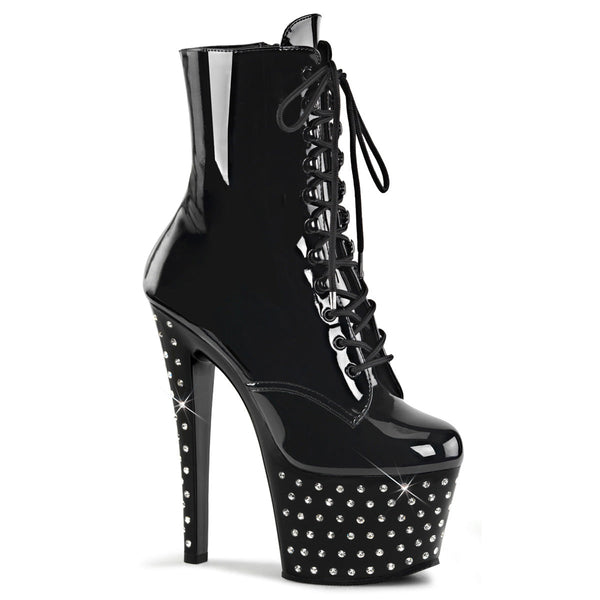 STARDUST-1020-7 Plateau Stiefeletten - Schwarz von Pleaser