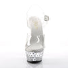 STARDUST-608 Plateau Sandaletten klar von Pleaser – Ansicht 2