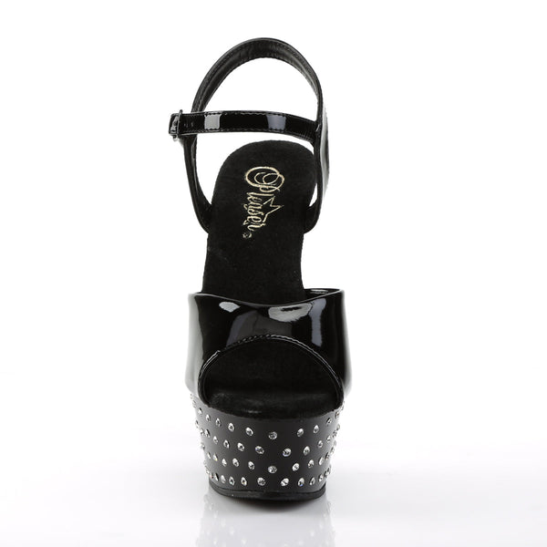 STARDUST-609 Plateau Sandaletten - Schwarz von Pleaser – Ansicht 2