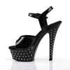 STARDUST-609 Plateau Sandaletten - Schwarz von Pleaser – Ansicht 3