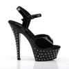 STARDUST-609 Plateau Sandaletten - Schwarz von Pleaser – Ansicht 5