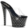STARDUST-701 Plateau Pantoletten Schwarz von Pleaser