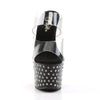 STARDUST-702 Plateau Pantoletten Schwarz/Transparent von Pleaser – Ansicht 2