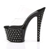 STARDUST-702 Plateau Pantoletten Schwarz/Transparent von Pleaser – Ansicht 3