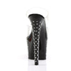 STARDUST-702 Plateau Pantoletten Schwarz/Transparent von Pleaser – Ansicht 4