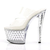 STARDUST-702 Plateau Pantoletten transparent von Pleaser – Ansicht 3