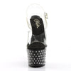 STARDUST-708 Plateau Sandaletten Schwarz von Pleaser – Ansicht 2