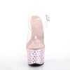 STARDUST-708 Plateau Sandaletten Baby Pink von Pleaser – Ansicht 2