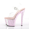 STARDUST-708 Plateau Sandaletten Baby Pink von Pleaser – Ansicht 3
