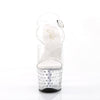 STARDUST-708 Plateau Sandaletten transparent von Pleaser – Ansicht 2