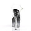 STARDUST-708T Plateau Sandaletten - Schwarz von Pleaser – Ansicht 4