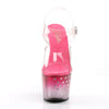 STARDUST-708T Plateau Sandaletten Pink von Pleaser – Ansicht 2