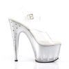 STARDUST-708T Plateau Sandaletten - Silber von Pleaser – Ansicht 5