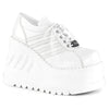 STOMP-08 Plateau Schuhe - Weiss von DemoniaCult