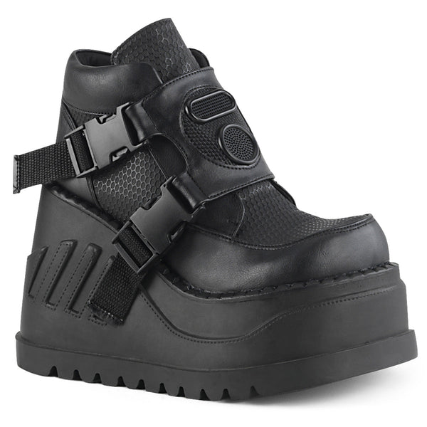 STOMP-15 Plateau Stiefeletten Schwarz von DemoniaCult