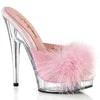 SULTRY-601F Plateau Pantoletten - Rosa von Fabulicious