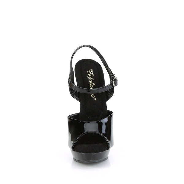 SULTRY-609 Plateau Sandaletten - Schwarz von Fabulicious – Ansicht 2
