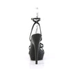 SULTRY-638 Plateau Sandaletten - Schwarz Lack von Fabulicious – Ansicht 4