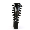 SWING-815WC (Weitschaft) Plateau Stiefel - Schwarz Lack | DemoniaCult