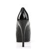 TEEZE-06W Plateau Pumps Schwarz von Pleaser Pink Label – Ansicht 4