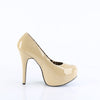 TEEZE-06W Plateau Pumps - Creme (Weit) von Pleaser Pink Label – Ansicht 5