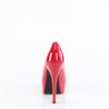TEEZE-06W Plateau Pumps - Rot von Pleaser Pink Label – Ansicht 4