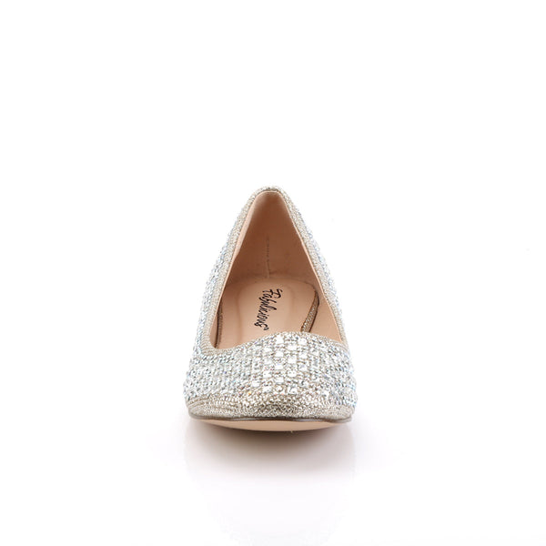 TREAT-06 Ballerina Schuhe Beige von Fabulicious – Ansicht 2
