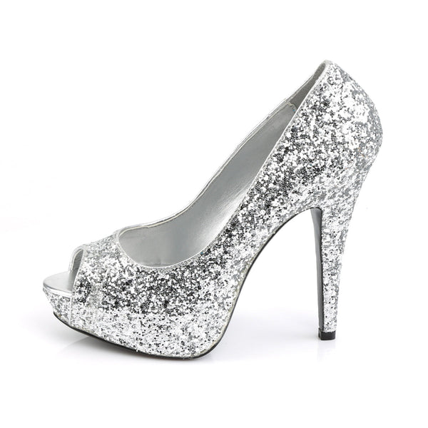 TWINKLE-18G Plateau Pumps Silber von Fabulicious – Ansicht 3