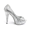 TWINKLE-18G Plateau Pumps Silber von Fabulicious – Ansicht 5