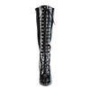 VANITY-2020 Overknee Stiefel Lack Schwarz von Pleaser – Ansicht 2