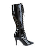 VANITY-2020 Overknee Stiefel Lack Schwarz von Pleaser – Ansicht 5