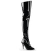 VANITY-3010 Overknee Stiefel Schwarz von Pleaser