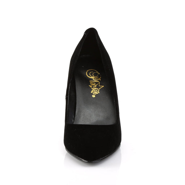 VANITY-420 Pumps Samt Schwarz von Pleaser – Ansicht 2