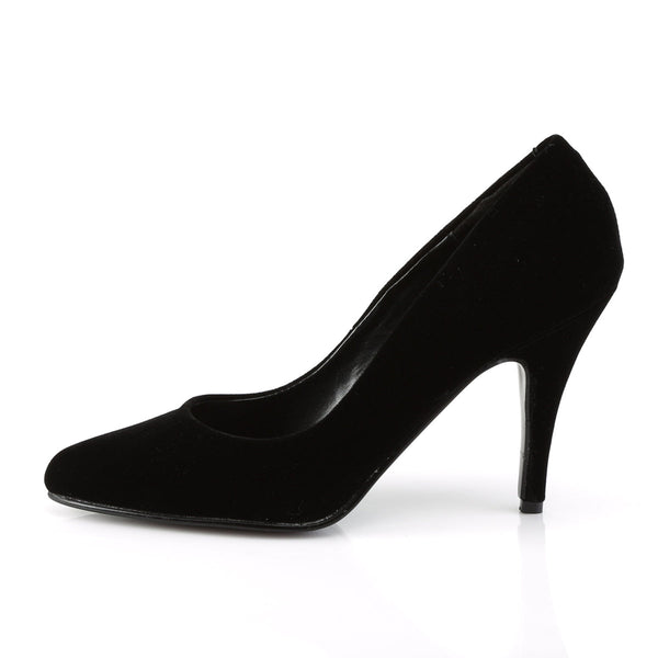 VANITY-420 Pumps Samt Schwarz von Pleaser – Ansicht 3
