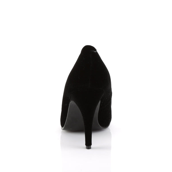 VANITY-420 Pumps Samt Schwarz von Pleaser – Ansicht 4