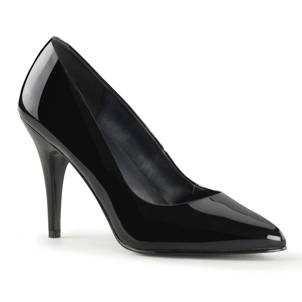 VANITY-420 Pumps Lack Schwarz von Pleaser