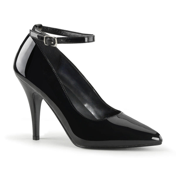 VANITY-431 Pumps Lack Schwarz von Pleaser