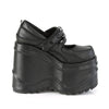 WAVE-48 Plateau Schuh schwarz matt von DemoniaCult – Ansicht 5