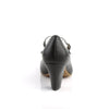 WIGGLE-50 T-Riemchen PumpsSchwarz Matt | Pin Up Couture SALE