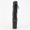 WORSHIP-1020 Plateau Stiefeletten - Schwarz Matt von Pleaser – Ansicht 2