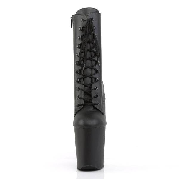 XTREME-1020 Plateau Stiefeletten Schwarz Matt von Pleaser – Ansicht 2