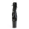 XTREME-1021 Plateau Stiefeletten Lack Schwarz von Pleaser – Ansicht 2
