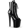 XTREME-1021 Plateau Stiefeletten Lack Schwarz von Pleaser
