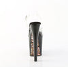 XTREME-808PYRS Plateau Sandaletten Schwarz mit bunten Nieten von Pleaser – Ansicht 4