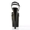 XTREME-809 Plateau Sandaletten Schwarz Lack von Pleaser – Ansicht 4