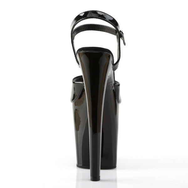 XTREME-809 Plateau Sandaletten Schwarz Lack von Pleaser – Ansicht 4