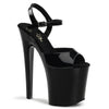 XTREME-809 Plateau Sandaletten Schwarz Lack von Pleaser